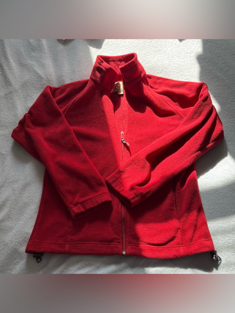 Pacific Trail (Ladies Size S/P) Red Full-Zip Fleece Jacket